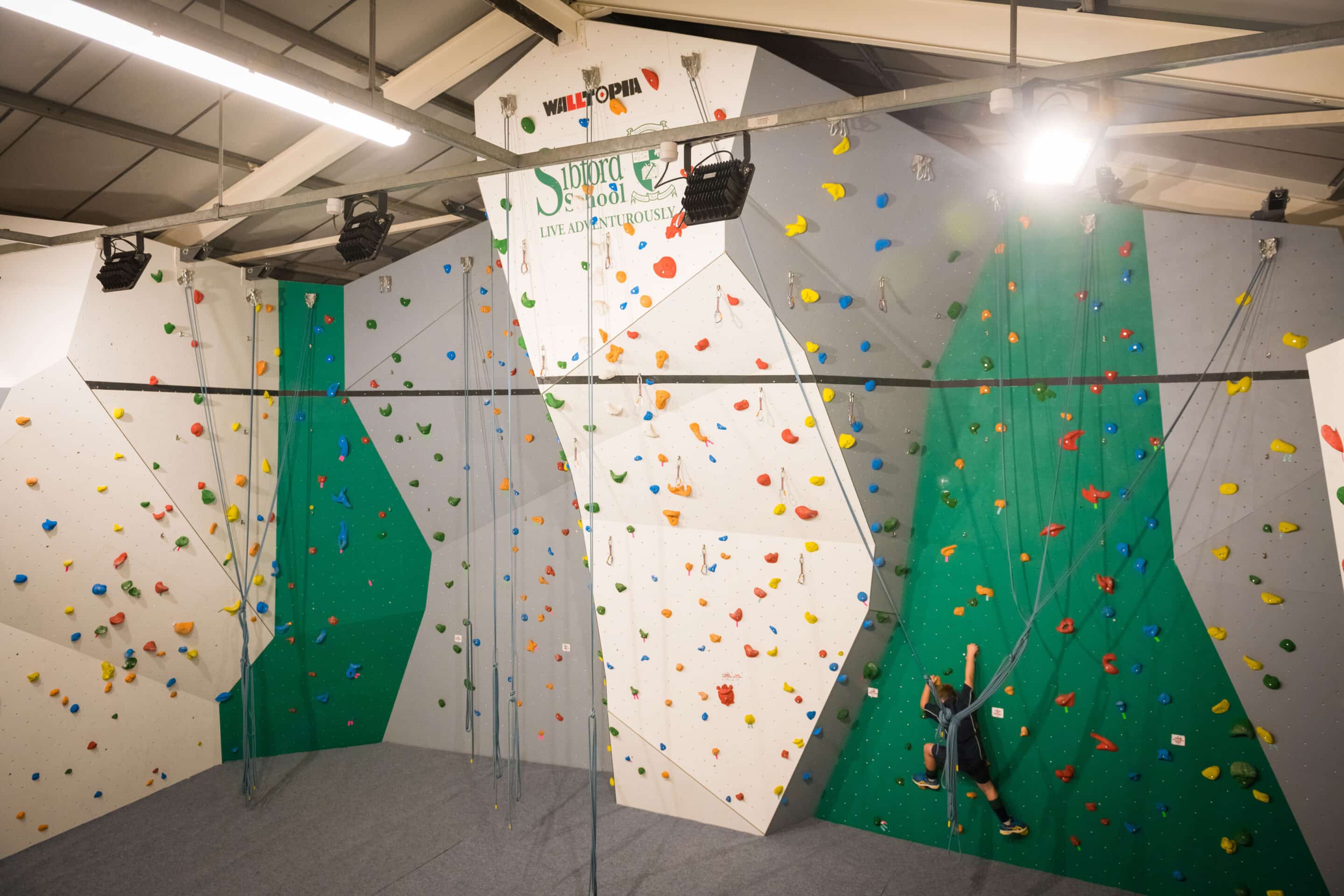 sibford climbing wall