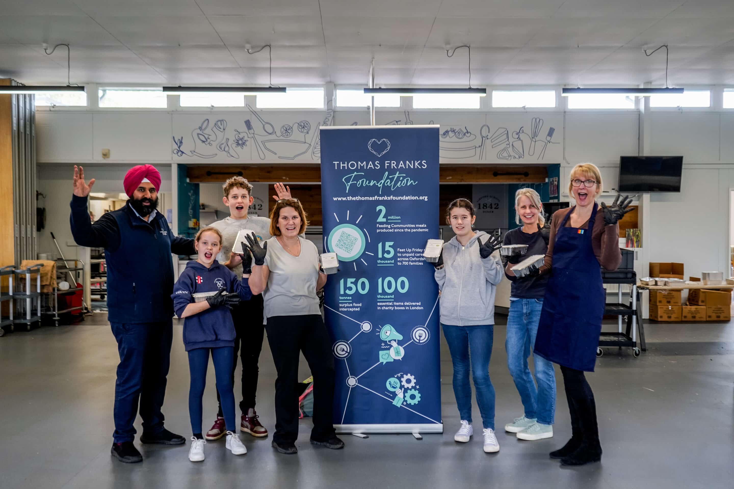 sibford staff charity food prep
