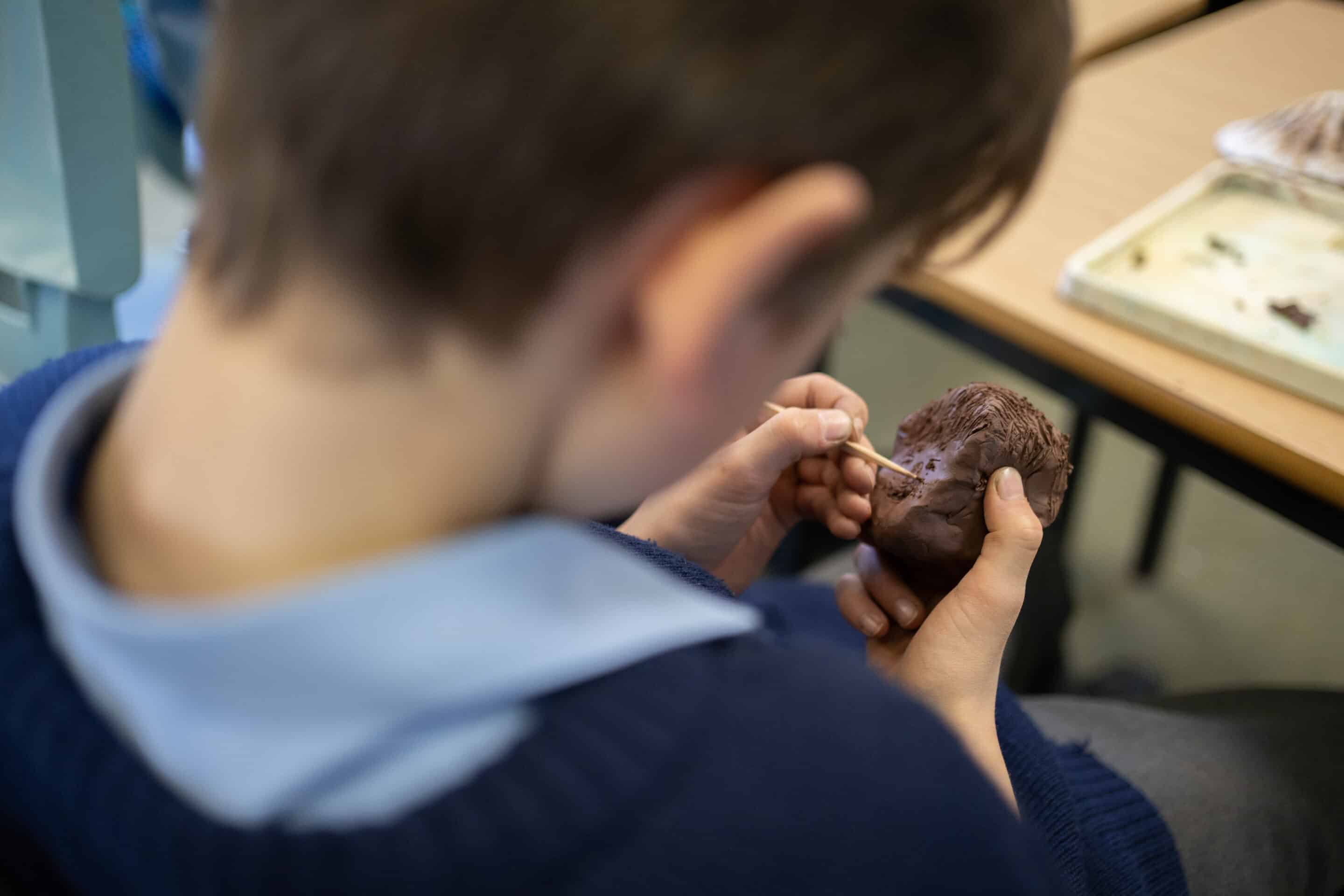 sibford-junior-clay-sculpture