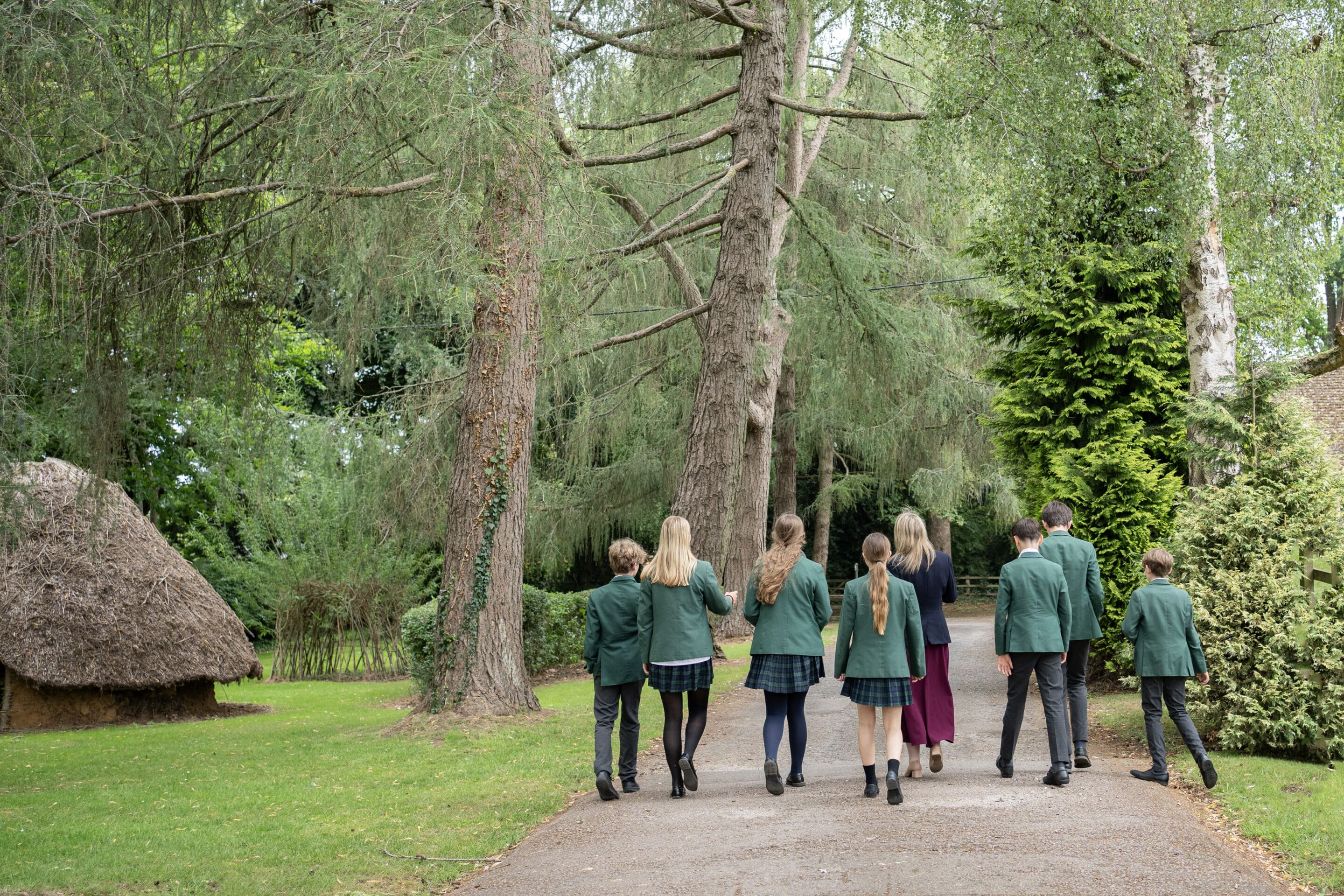 Sibford Students Walking